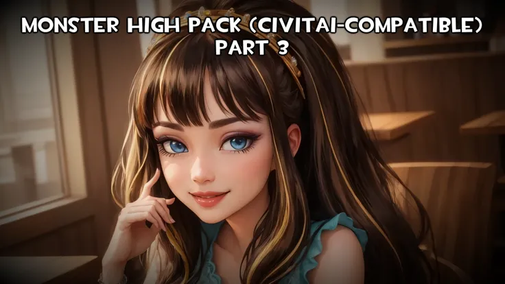 Monster High Pack (Civitai-Compatible) - Part 3 (Cleo DeNile)