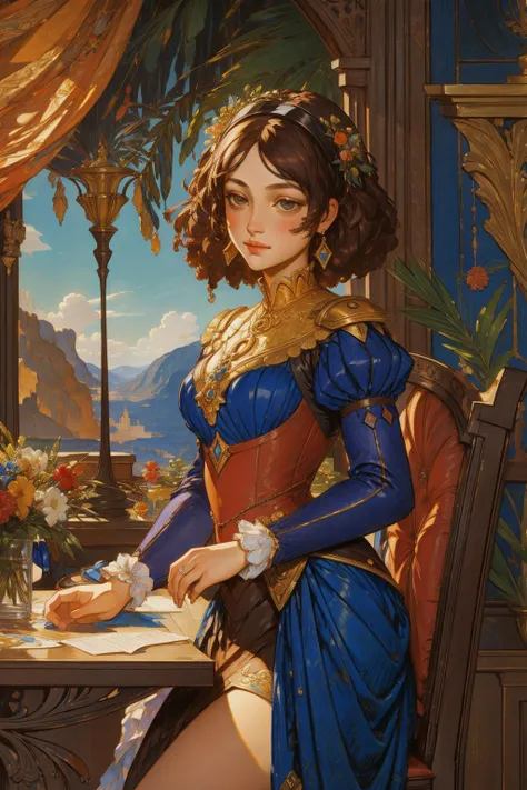 1girl, (still life art designed by Henriëtte Ronner-Knip:0.7) and (Max Ernst:0.9) and (Frederick Lord Leighton:1.3) , [epic Drawing, dark Pastels artwork, vibrant 3D isometric render Low poly of a Golden ratio, Mean Resonant Indigo, Turquoise and Silver Sardinian ([Chainsaw:Obelisk:5]:1.3) , it has intricate details, it is with Shadowy details, (Silver theme:0.7) , from inside of a Vampiric Lijiang, desolate beach with Redwood tree, Foggy conditions, deep focus, Peaceful, Royalcore, Nostalgic lighting, F/2.8, Monochrome, Rule of Thirds, DayGlo pink and Teal flakes, professional, pixiv::2]