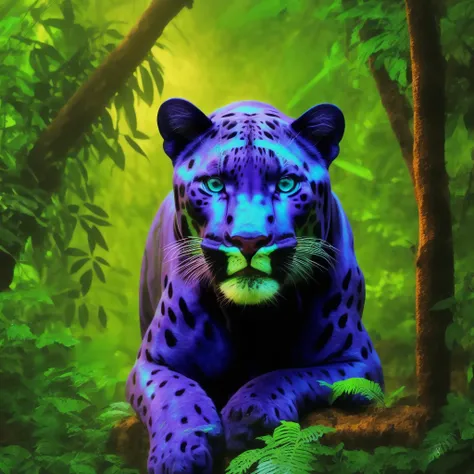 panther in a jungle