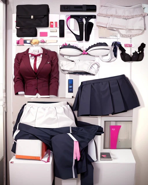 <lora:Hyohon:1:IND4>Hyohon,1girl,standing, navel,panties, school uniform, sex toy,cowboy shot, SEX TOY