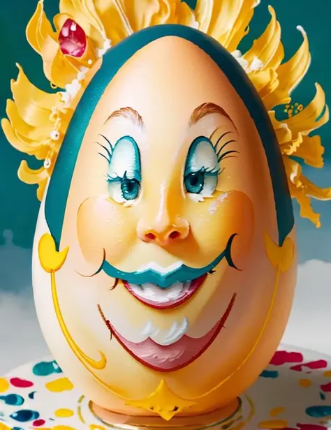 <hypernet:MrEggo:0.7>  cute ((cartoon painted smiling egg))  <hypernet:Stylizara-3900:0.7>