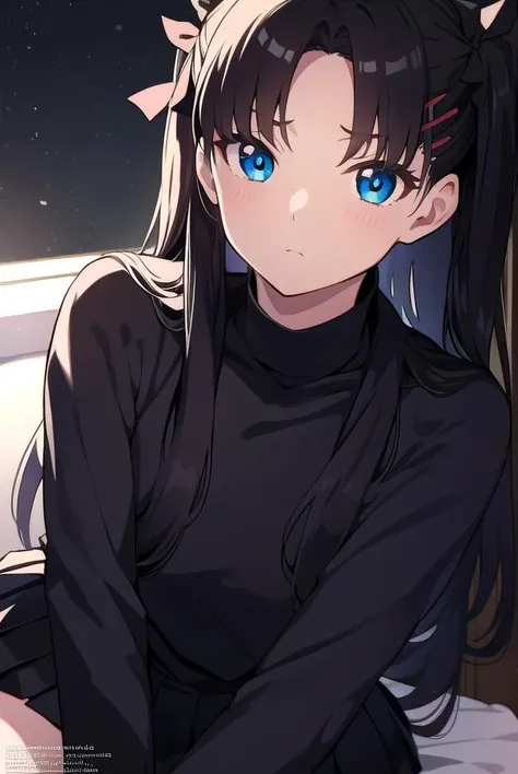 rintohsaka, <lyco:rintohsaka-LYCORIStest:1>, rin tohsaka, aqua eyes, black hair, hair ribbon, long hair, ribbon, sidelocks, two side up,
BREAK black skirt, black thighhighs, long sleeves, miniskirt, pleated skirt, red sweater, skirt, sweater, thighhighs, turtleneck,
BREAK outside, city,
BREAK looking at viewer, BREAK <lora:GoodHands-vanilla:1>, (masterpiece:1.2), best quality, high resolution, unity 8k wallpaper, (illustration:0.8), (beautiful detailed eyes:1.6), extremely detailed face, perfect lighting, extremely detailed CG, (perfect hands, perfect anatomy),