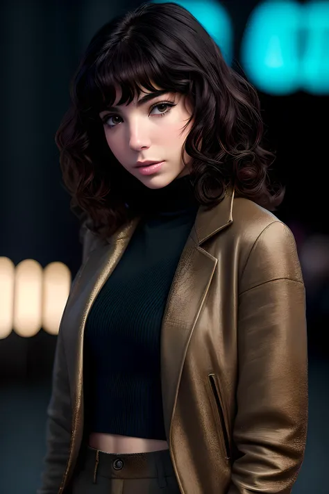photo of (SydSq1d01:0.99), a woman as a movie star, (straight hair), (medium long hair), modelshoot style, (extremely detailed CG unity 8k wallpaper), photo of the most beautiful artwork in the world, professional majestic oil painting by Ed Blinkey, Atey Ghailan, Studio Ghibli, by Jeremy Mann, Greg Manchess, Antonio Moro, trending on ArtStation, trending on CGSociety, Intricate, High Detail, Sharp focus, dramatic, photorealistic painting art by midjourney and greg rutkowski, (long brown jacket:1.1), (turtleneck sweater), (trousers), ((oscars ceremony)), ((standing on the red carpet)), ((paparazzi in the background)), (looking at viewer:1.3), (detailed pupils:1.3), (modern outfit:1.2), (closeup), cinematic light, sidelighting, Fujiflim XT3, DSLR, 50mm ,<lora:add_detail:0.4>, <lora:LowRA:0.5>
