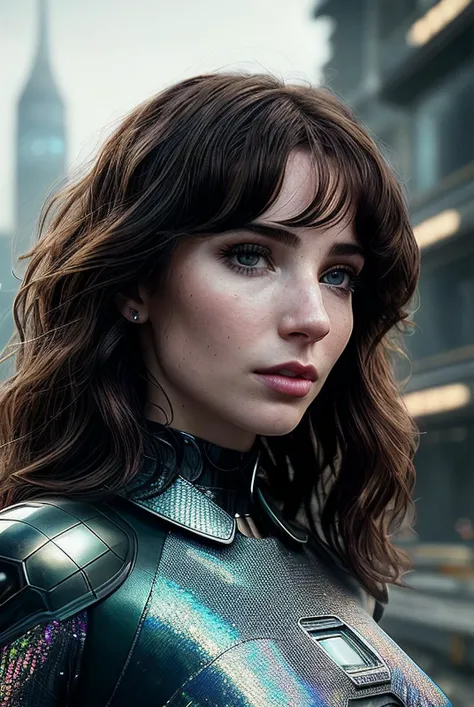 beautiful woman (EPSqu1d1nk1d1nk:.99), Mermaid waves , ((portrait)), (closeup:1.2), ((from the waist up)), ((( Futuristic dystopian city viewpoint displaying holographic interactive historical landmarks :1.2 ))), natural skin texture, (( superhero :1.2 )), ((wearing Embellished Collar Pin :1.2)),24mm, 4k textures, soft cinematic light, adobe lightroom, photolab, hdr, intricate, elegant, highly detailed, sharp focus, ((((cinematic look)))), soothing tones, insane details, intricate details, absurdres, incredibly_absurdres, hyperdetailed, low contrast, soft cinematic light, exposure blend, hdr, faded, now, ("I've got a bad feeling about this.":1.1)