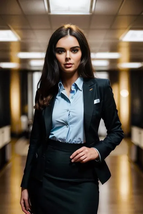 BarSt3TTXV1B,
a beautiful woman posing for masterpiece photo in a formal black business suit, (luxery office ambience:1.3), (blazer, shirt, pencil skirt:1.2),
(professional photo shooting), (high buget photo), (extremely detailed skin), (flawless skin), (model pose), (highly detailed facial features),
(perfect color grading), (High-quality textures and materials), (perfect setup and environments:1.9), (accurate light and shadow effects), (perfect visual quality),
(natural light), (high quality photography), (intricate details), (8k), (HDR), (sharp focus), (medium view:1.2), (dark atmosphere:1.2)