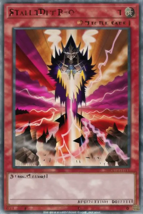 Heaven's Door,Fiend,Dark ,<lora:testartstyle2:1>,  <lora:yugioh:1>, glowing, yugioh style, yugioh monster, duel monster