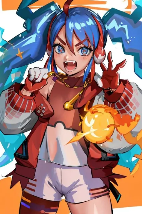 ((masterpiece)), ((highest quality)), ((super detailed)), 1 girl, dungeon, vapor, Sweat, vaporing body, (priest(DQ3):1.3), smile, open your mouth, stylish pose, blue hair,