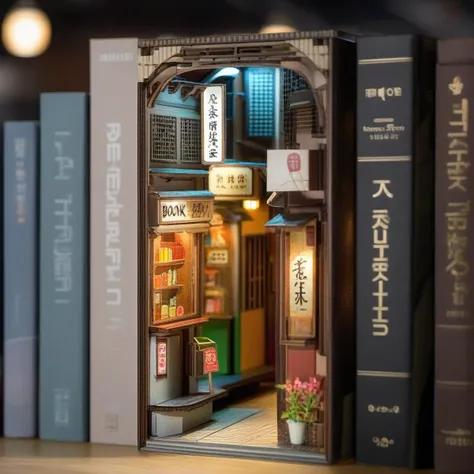hyperrealistic and intricate detailed photo of book nook, vending machines, rail station, tokyo, alley, bars, midnight, japanese writing, sushi, <lora:book_nook:1>,
,
realistic skin,
UHD 8k focus stacking, film grain, sharp focus, rule of thirds, insanely detailed,
raytracing, photorealistic, depth of field, professional colorgrading