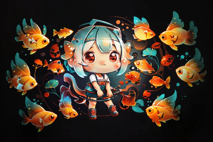 cute00d, fish, chibi girl, <lora:cute00d-000020:1.1>