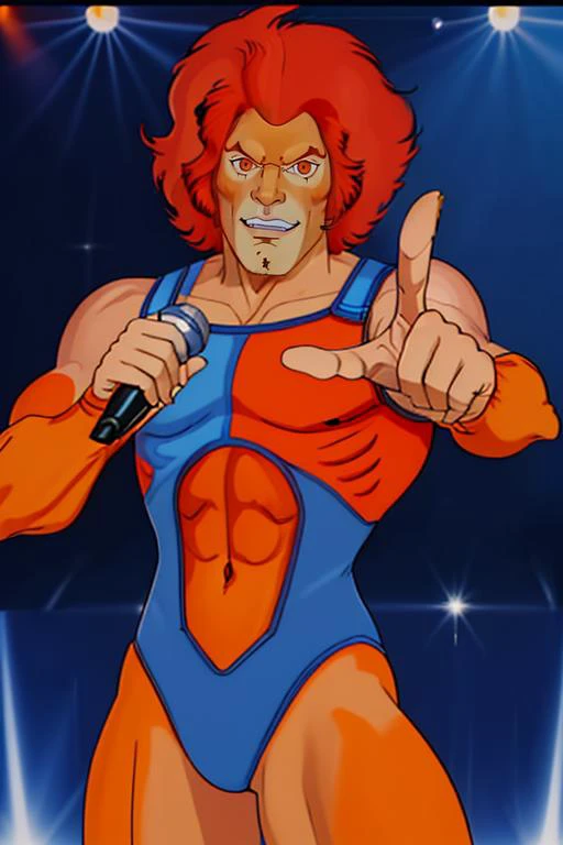 Lion-O face <lora:LionO_v1:1>