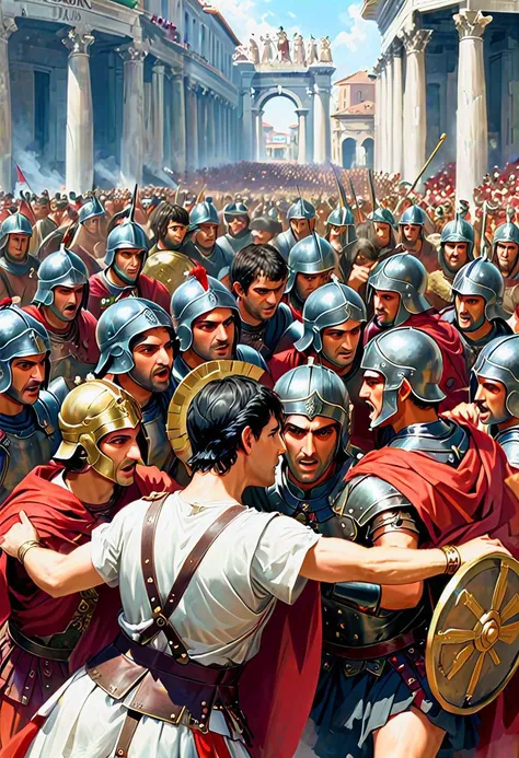 During the year 238 AD, the Roman Empire, there were hundreds of fights and arguments between generals and politicians