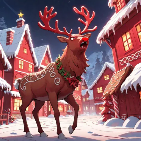 anatomically correct, male, solo, (feral:1.1), (reindeer:1.2), fluffy, seductive, animal genitalia, erection, sheath, balls, rear view, (hand on hip:1.1), presenting anus, christmas clothing, horny, christmas
harlem, yookie, zackary911, kenket, (white outline:1.2), detailed, nature background