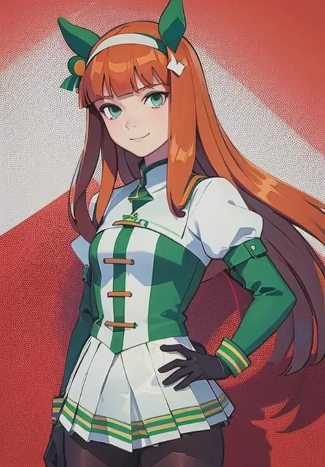 <lora:Uma_Musume:0.8>, UM_Silence_Suzuka, standing, smirk,, (masterpiece, best quality, detailed:1.3)