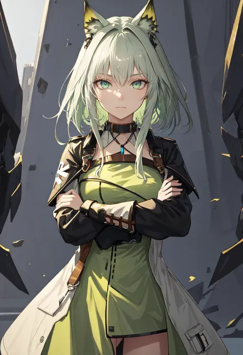(safe:1.10), best quality, masterpiece, highres, solo, (kal_tsit_arknights:1.10), crossed arms, cowboy shot, looking at viewer, 39 <lora:kal_tsit_arknights:0.80>