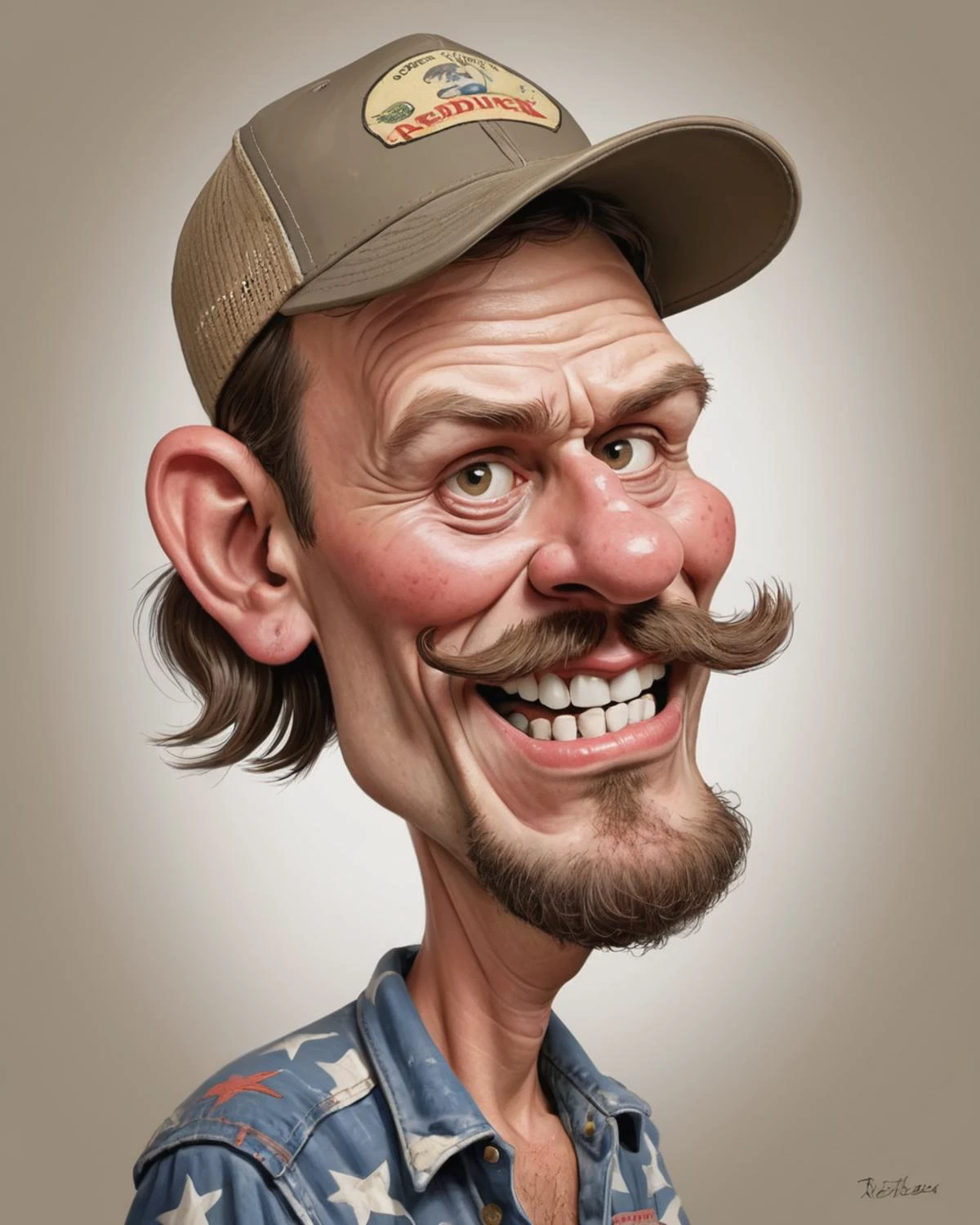 Redneck, caricature