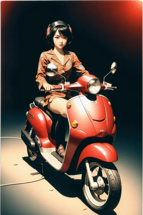 1girl, Cosy, CineColor, Concept artist, K-pop, Light and Bright, Primary Colors, Cross Processing, Lustful, Rust and Red hue, Batik, side lit, Dark and Gritty, Cinestill, rpg concept art, Tranquil, Low Contrast, Fuchsia explosions, Embarrassing, Calotype, Floral motives, Classical ([Water scooter:Pecan:4]:1.3) , the Water scooter is very Dollpunk and Slimy, it has intricate details, it is anthropomorphic with a face, Cozy, Muted Colors, expressive brush strokes, Evil, Dark hue, Complex background, Relaxed, four colors, hearthstone artwork, Angry, Film Washi, Film grain, Relieving, Dichromatic, rainbow swirl, Sci-Fi, cheetah print neon hue, stylized, Atompunk, Warm lighting, Joyful, Offset print, Light streaks, Depressing, Monochrome, Decoupage, Reflected light