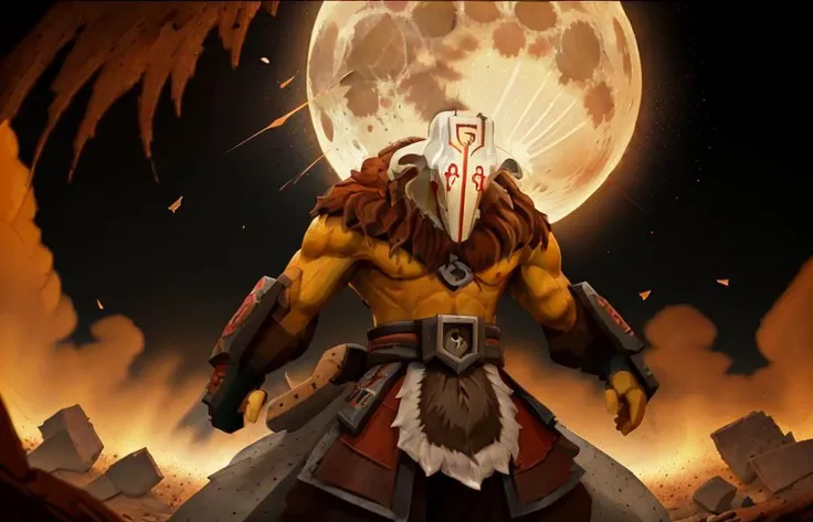 jugg, upper body, dynamic pose, (colored ink:1.2) background, (debris:1.2), detailed texture, (solo:1.3), ultra detailed, (epic scene, moon, warm color, warm light),, (best quality, highres, photorealistic, raw, 8k,masterpiece, ),best quality, masterpiec8K.HDR. highresabsurdres:1.2, film grain, lens flare, (vibrant color:1.2), (delicate), <lora:jugg:0.8>