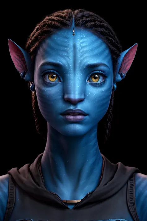 best quality, extra resolution, close up portrait of (AIDA_LoRa_Neytiri:1.3) <lora:AIDA_LoRA_Neytiri:0.66> as cute girl, pretty face, (rseemma:1.1) <lora:RSERomantic_RSESofiko_RSEEmma-v1:0.1>, naughty, funny, happy, playful, intimate, flirting with camera, wearing hoody, cinematic, studio photo, kkw-ph1, (colorful:1.1), (dark theme:1.1) <lora:LowRA:0.2>, <lora:tangbohu-detailer_1.0:1>, photorealistic <lora:xiaoshazi:0.1>, (black background:1.3)