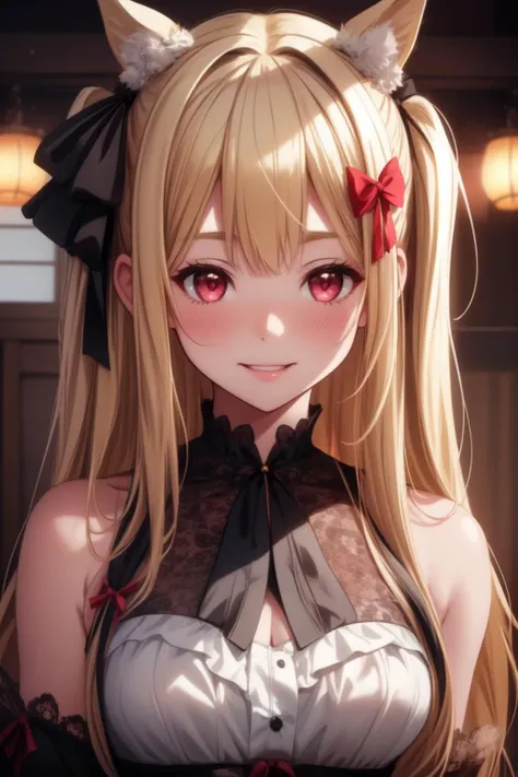 Ecchi、Ecchi、Ecchi、tomatoes、Pink eyes、a blond、red blush、Transcendent Cute、(White panty:1.2)、tomatoes