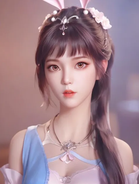 1girl,solo,xiaowu,BIG EYES,xxmix girl woman,
(masterpiece, top quality, superb, official art, aesthetics and beauty: 1.2, ray tracing 1.4), smoky make-up, colored make-up, manicure, eyelashes, bright eyes, blue eyes, delicate hair, clothing accessories, clothing textures,
<lora:XL_xwu-000003:0.8>