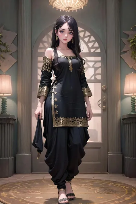 (highly detailed:1.3),
1girl, solo, (full body:1.3),
<lora:wrenchpjbss-10:1.1>, 1girl wearing wrenchpjbss, embroidery, black dress,
Ultra-detail, (highres:1.1), best quality, (masterpiece:1.3), cinematic lighting,
(highly detailed face and eyes:1.3),