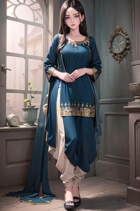 (highly detailed:1.3), 
1girl, solo, (full body:1.3), 
<lora:wrenchpjbss-10:1.1>, 1girl wearing wrenchpjbss, embroidery, blue dress,  
Ultra-detail, (highres:1.1), best quality, (masterpiece:1.3), cinematic lighting, 
(highly detailed face and eyes:1.3),