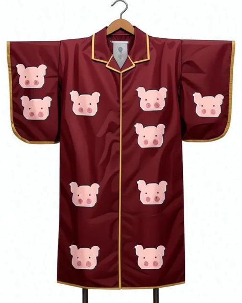 <lora:clothes_rack_v3:0.5>, emblem, still life, no_humans, character print, objectification, clothes rack
, pig_print