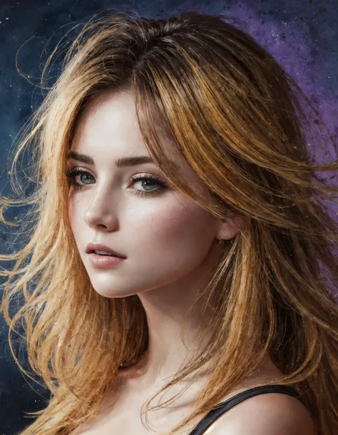 Colorful beautiful girl: a giru 28-years old, messy hair, oil painting, nice perfect face with soft skinice perfect face, blue yellow colors, light purple and violet additions, light red additions, intricate detail, splash screen, 8k resolution, masterpiece, cute face,artstation digital painting smooth veryBlack ink flow: 8k resolution photorealistic masterpiece: intricately detailed fluid gouache painting: by Jean Baptiste Mongue: calligraphy: acrylic: watercolor art, professional photography, natural lighting, volumetric lighting maximalist photoillustration: by marton bobzert:, complex, elegant, expansive, fantastical,  <lora:rmadart3NoiseoffsetSD1_v10:1>, wavy hair, vibrant