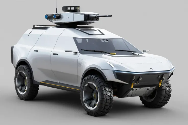 (best quality, masterpiece :1.2),polestar design style,concept Armored Vehicles,future,2D rendering,finely detailed,4k,studio lighting,octane render,product design,<lora:mars666777_Polestar_design_style_v2.0:0.8>,