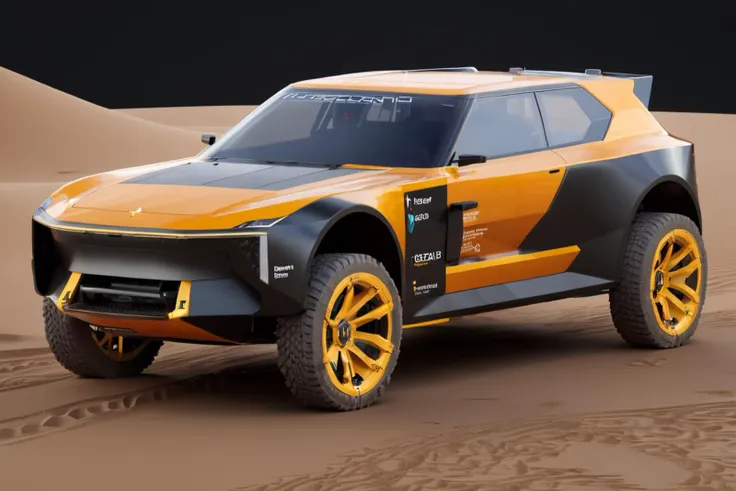 (best quality, masterpiece :1.2),polestar design style,concept OFF ROAD RALLY CAR,future,2D rendering,finely detailed,4k,studio lighting,octane render,product design,<lora:mars666777_Polestar_design_style_v2.0:0.8>,
