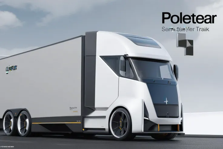 (best quality, masterpiece :1.2),Semi-trailer,polestar design style,future,2D rendering,finely detailed,4k,octane render,product design,<lora:polestar_design_style_v2-000016>,