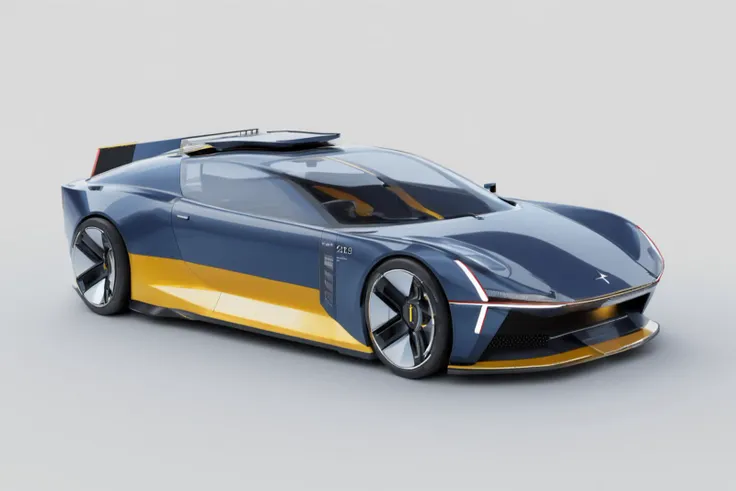 (best quality, masterpiece :1.2),polestar design style,concept POLICE CAR,future,2D rendering,finely detailed,4k,studio lighting,octane render,product design,<lora:mars666777_Polestar_design_style_v2.0:1>,