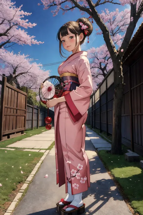 A girl in traditional Japanese attire standing in front of a cherry blossom tree, holding a fan and looking off into the distance., girl with (petite  body:0.4), 
(full body shot:1), [(best quality:1)::], (rim lighting:0.4), 
(bottomless:0.8), 
(tiny waist:0.8), (:1), (cute:0.6),
(athletic tities:0.6), (she feels in love:0.6), 
<lyco:LowRA:0.3> <lyco:add_detail:0.2>
<lyco:GodPussy1 v3:0.4>, [Best quality, good lighting, professional, detailed, accurate, vibrant, enhanced:0.2], [Best quality, good lighting, professional, detailed, accurate, vibrant, enhanced:0.2], [Best quality, good lighting, professional, detailed, accurate, vibrant, enhanced:0.2], [Best quality, good lighting, professional, detailed, accurate, vibrant, enhanced:0.2], [Best quality, good lighting, professional, detailed, accurate, vibrant, enhanced:0.2], [Best quality, good lighting, professional, detailed, accurate, vibrant, enhanced:0.2], [Best quality, good lighting, professional, detailed, accurate, vibrant, enhanced:0.2]