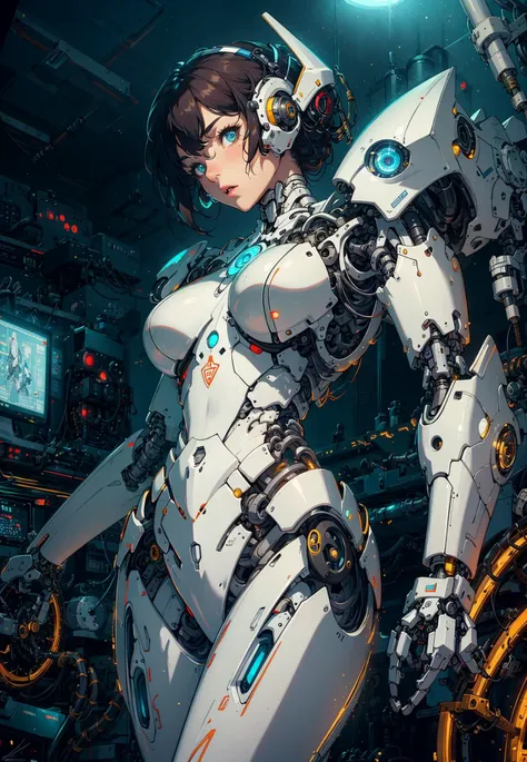 (original) , (very detailed wallpaper) , very detailed illustrations, (1 Girl) , beautiful eyes, (delicate face) , perfect detail,
((mechanical parts)), mechanical spine, mechanization, future, wide hips, laboratory, ((mecha)), stylish energy \(module\), repairing,
(best lighting) , (super complex detail) , 4K Unity, (super detailed CG: 1.2) , (8K: 1.2) , lifelike,