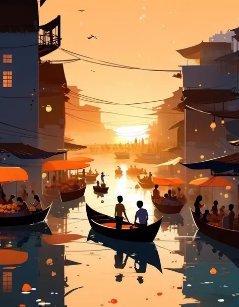<lora:Pascal Campion Style:1>Pascal Campion Style -
Ships, rafts, boats, bustling people, market, river, morning, sunrise from Pascal Campion