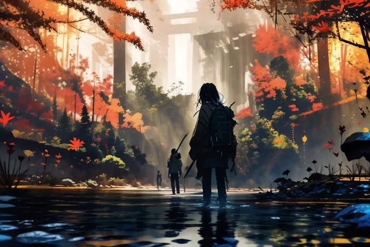 (Stupid Drawing:1.2) of (Masterpiece:1.3) <lora:Japanese scene_20230609163753-000018:1> Japanese scene,(Blue hue:1.4),naturalism,land Art,regionalism,shutterstock contest winner,trending on unsplash,featured on Flickr, <lora:LCM_LoRA_Weights_SD15:1>