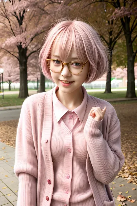 (masterpiece, best quality), 1girl, <lora:MiraiK:1> 1girl, miraik, pink hair, golden eyes, cardigan, school uniform, open cloths, black pantyhose, lying,bob cut, beautifull eyes,detailed ,smile,lips,