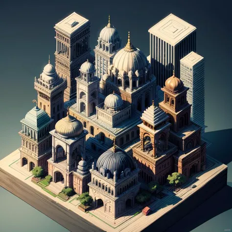 isometric, building, city, india(masterpiece, best quality) <lora:Iso-Pixel:0.7> <lora:more_details:1>