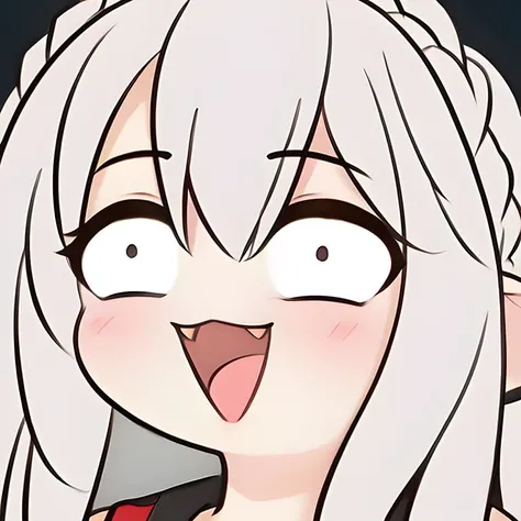 masterpiece,best quality,<lora:ff0-1:0.8>,grey hair,portrait,highres,hide hand,chibi,ahegao