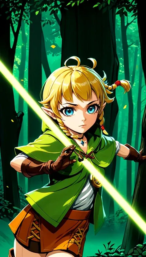 Linkle, extremely beautiful glowing piercing eyes, cinematic scene, hero view, action pose, scenery, detailed background, vivid, masterpiece, best quality, high quality, absurdres <lora:linkle_xl_v1:1>, (Anime Scene, Toonshading, Satoshi Kon, Ken Sugimori, Hiromu Arakawa:1.2), (Anime Style, Manga Style:1.3), Low detail, sketch, concept art, line art, webtoon, manhua, hand drawn, defined lines, simple shades, minimalistic, High contrast, Linear compositions, Scalable artwork, Digital art, High Contrast Shadows, glow effects, humorous illustration, big depth of field, Masterpiece, colors, concept art, trending on artstation, Vivid colors, dramatic