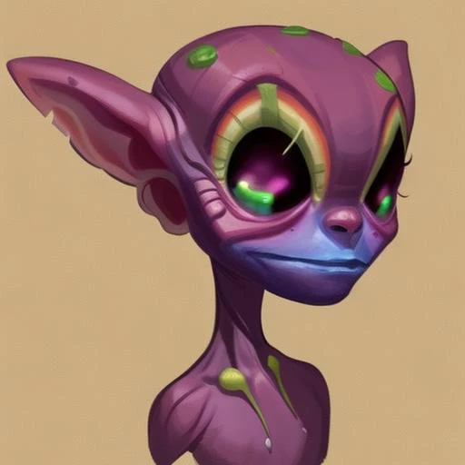 evang, cute baby alien creature, Concept Art, Digital Art, trending on Artstation