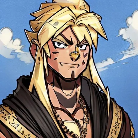 evang, (masterpiece, best quality, high quality, highres, ultra-detailed), portrait, solo, (full body:0.6), looking at viewer, detailed background, detailed face, (<lora:BoneyardAI:0.4>, BoneyardAI, bone theme:1.1), samurai, light brown samurai armor, samurai helmet, aggressive expression, samurai crest, banner in background, wind, cinematic atmosphere