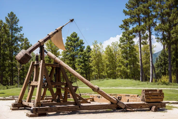 (masterpiece, best quality:1.2), ultra-detailed, Trebuchet, (realistic:1.5), <lora:EdobMedievalCatapult_v1.0:0.8>