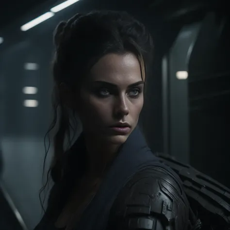 (super quality:1. 4), [(Young girl:0. 7) : girl (Alien Covenant:1. 2) : Sarah Louise Kerrigan : (model appearance:1. 1):8]( in an erotic position:1. 2), (Hans Rudolf Giger style:1. 2), dark corridors, futuristic spaceship tech corridor, natural chitin texture, airlock in the background, (expressive look:1. 1), expressive background, super detail, (Riddick movie style:0. 9), hyperphotorealism, (sharp frame:1. 1), huge amount of fine detail, long [natural blonde | [white]] hair, gray eyes, flickering light, 8K, UHD, super resolution, futuristic, natural textures, warm light, natural textures, cinematic, flickering halogen, cinematic lighting