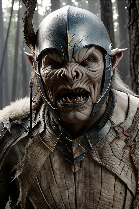 full body, (orcx-uruks), an orc, lord of the rings orc, uruks, hyper realistic, ultra detailed, epic cinematic, soft studio lights, rim light, absurd, unreal, 8K