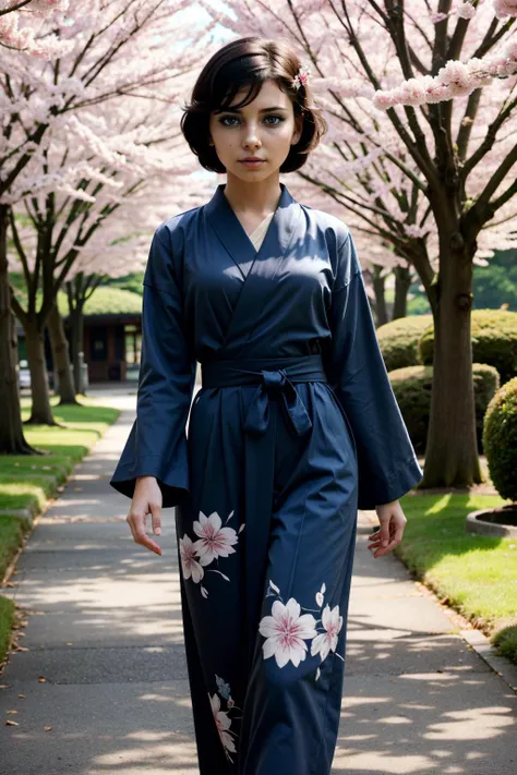 ((ultra detailed, masterpiece, best quality))
<lora:BioshockElizabeth:0.9>
BioshockElizabeth, 1girl, blue eyes, short hair, walking in a serene Japanese park with cherry blossoms, yukata, and a hair ornament