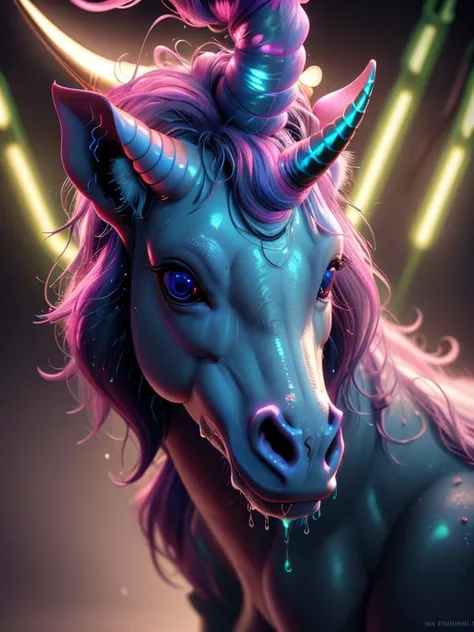a detailed unicorn girl, realistic style, buguearo, beautiful girl, pony, hybrid, fantasy, masterpiece, best quality --auto --s2