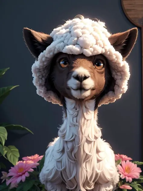 (Style: realistic, realism, (epic:1.2), (pixar:1.2), (cartoon:0.6), 3d, trending on artstation, ((high quality:1.2, masterpiece:1.2)) , (8k resolution) , high details, incredibly absurdres, color connection, colorized, colorful, nsfw) Highres, Alejandro Jodorowsky, Canon eos 5d mark 4, Alien (Alpaca:1.2), (big eyes:1.2), glimmering transformation, Love, Biophilic, Regret, Bombacore, Cold Lighting, Suffering