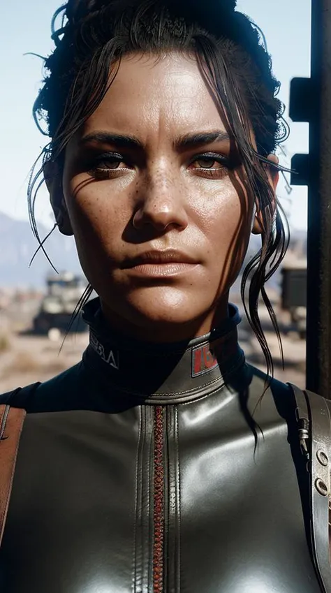 close up portrait RAW photo of sks woman, inspired by fallout, Mad Max and Waterworld, ,absurdres, detailed face, post apocalyptic atmosphere in 1930', an UNIQUE_TOKEN in rugged power armor holding a rifle with both hands, ((junkyard)), (debris), ((trash)), ((junk)), (((cars))) fill up the streets, rust, corrosion, sense of scale, sublime beauty of the grandiose environment, epic, cinematic composition, volumetric lighting, defined lines, blurred background, saturated colors, strong bloom, ((photorealistic)) panorama by Ed Blinkey, Atey Ghailan, by Jeremy Mann, Greg Manchess, Antonio Moro, Intricate, High Detail, Sharp focus, dramatic, by greg rutkowski, realism, beautiful and detailed lighting, shadows, by Jeremy Lipking, by Antonio J. Manzanedo, by Frederic Remington, by HW Hansen, by Charles Marion Russell, by William Herbert Dunton,, <lyco:locon_panam_v1_from_v1_64_32:1> , <lora:lit:0.3>