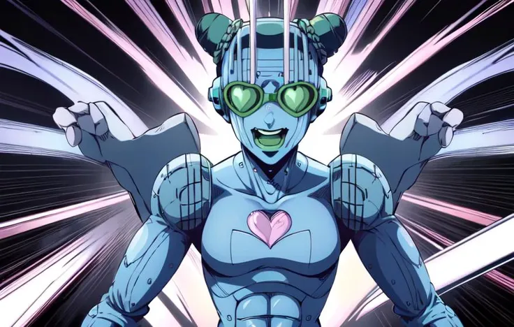 <lora:JolynCujoh002:0.7>,<lora:add_detail:0.5>,<lora:noline:0.3>,<lora:boldline:-0.3>,
stonefree,stand (jojo),1girl,
(sound effects:1.1),